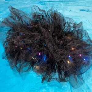 Black Tulle Skirt with LED Lights